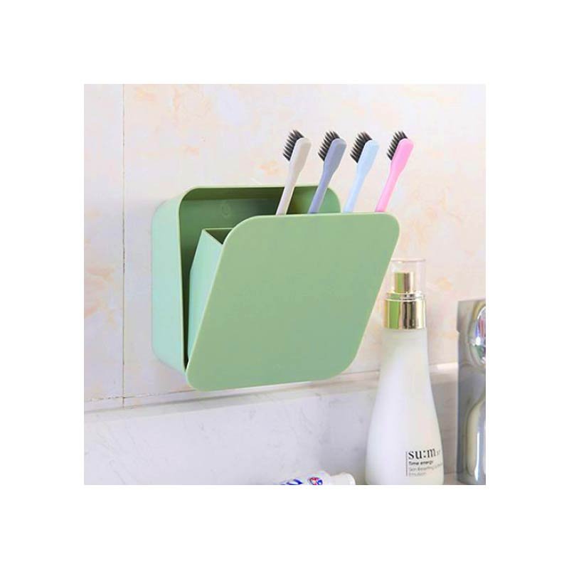 Wall mounted dust proof storage box for bathroom and kitchen