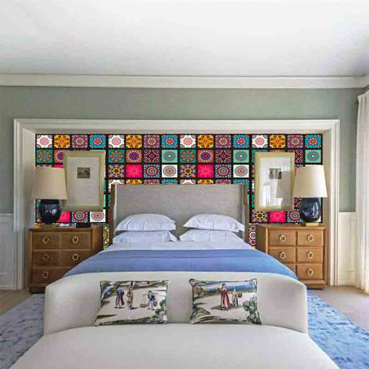 Tile Stickes for Bathroom, Bedroom, Kitchen Waterproof 12 Pcs