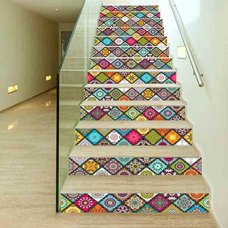 Tile Stickes for Bathroom, Bedroom, Kitchen Waterproof 12 Pcs