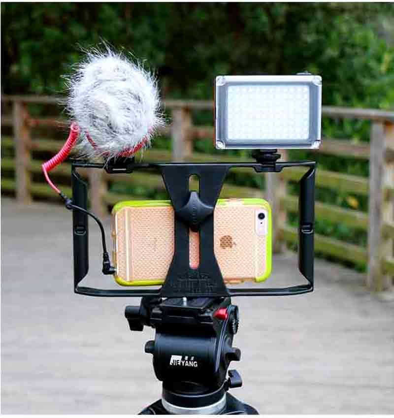 Ulanzi 2nd Generation Smartphone Video Handle Rig Film making Stabilizer Case - Black