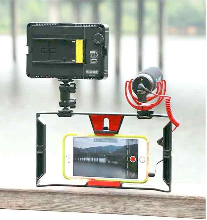 Ulanzi 2nd Generation Smartphone Video Handle Rig Film making Stabilizer Case - Black