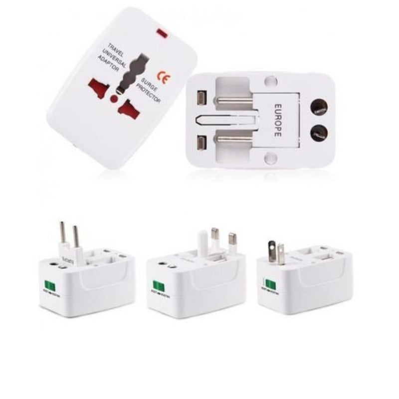Universal multi socket for traveling - white