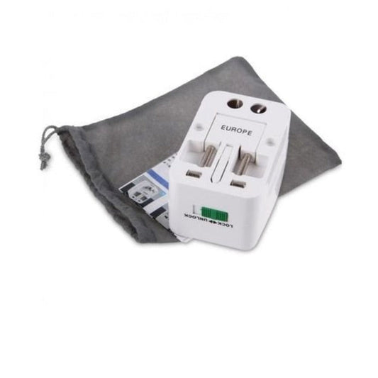 Universal multi socket for traveling - white