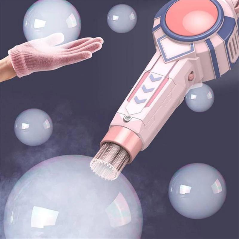Elastic smog bubble machine with bubble water bubble wand girl heart Toy