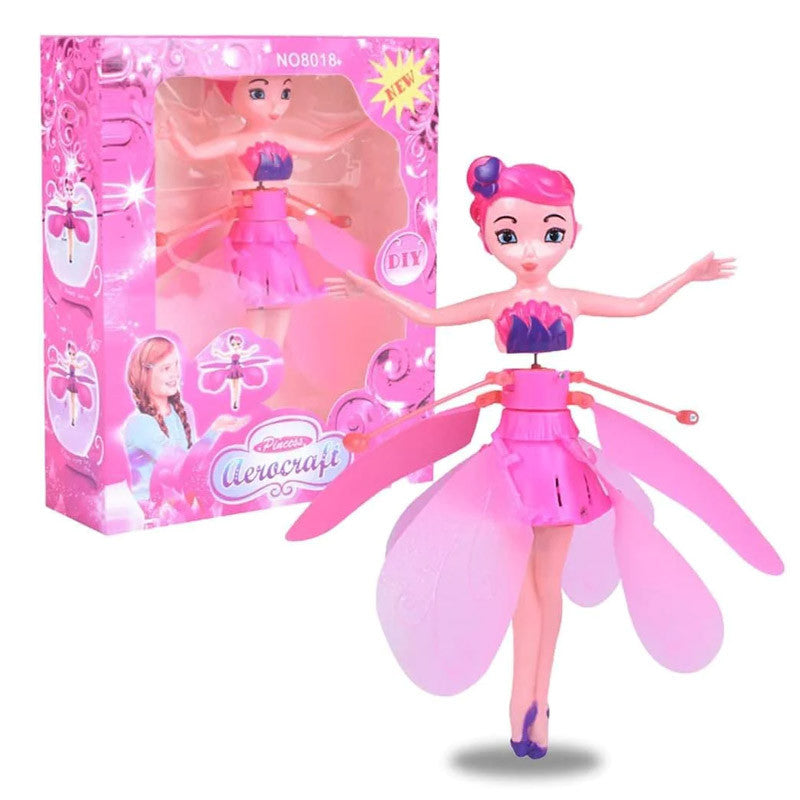 Rechargeable Flying Doll – Interactive Toy with Hovering Function
