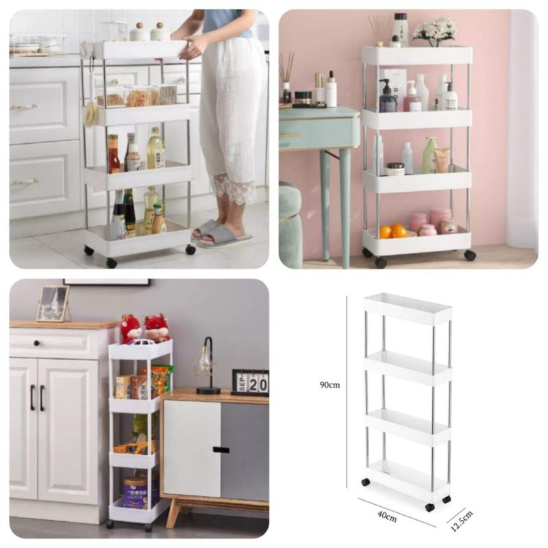 4 Layer Storage Trolly (Box Packing)