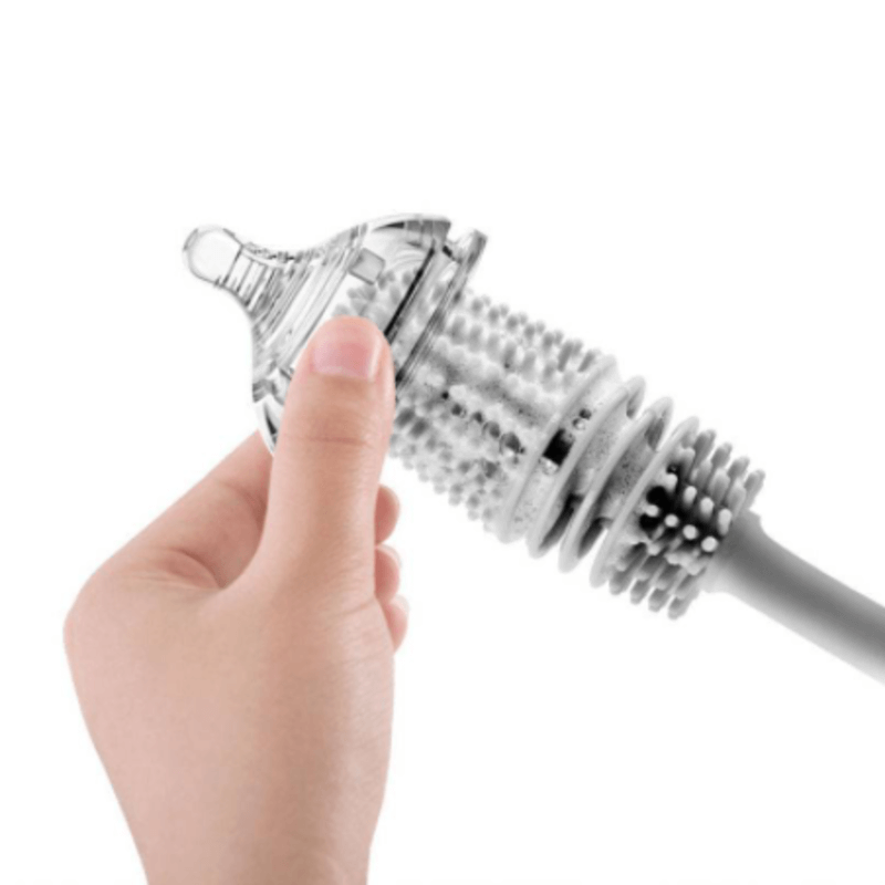 Silicon Glass &  cleaning brush(pack of 2)