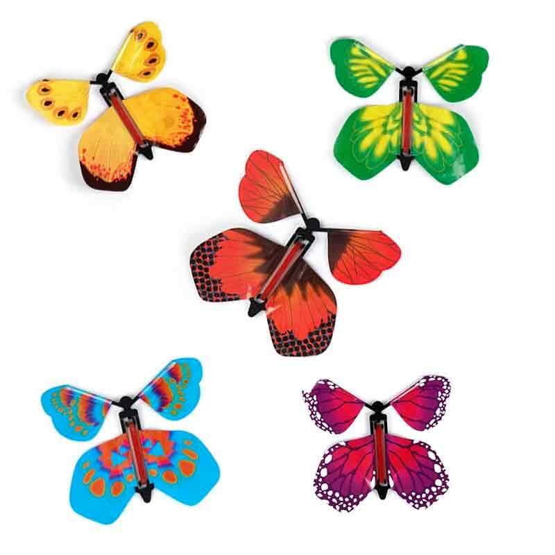 Magic flying butterfly novelty toy pack of 6