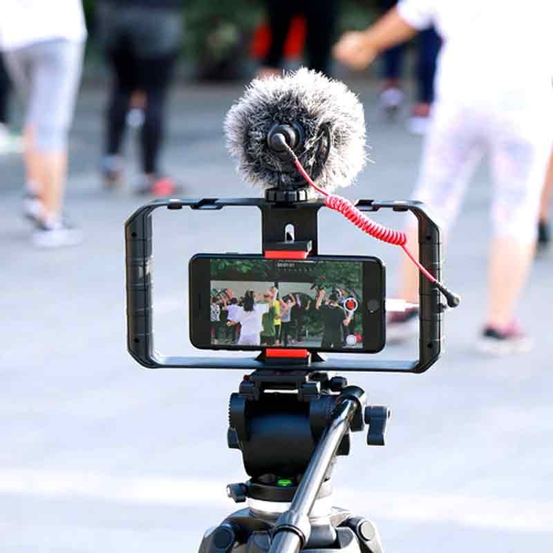 Ulanzi 2nd Generation Smartphone Video Handle Rig Film making Stabilizer Case - Black