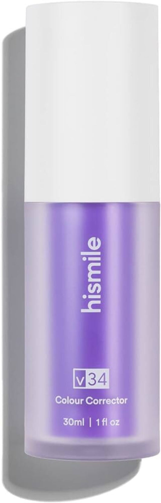 Hismile v34 Colour Corrector Tooth Stain Removal Purple Toothpaste Colour Correcting Tooth Stains