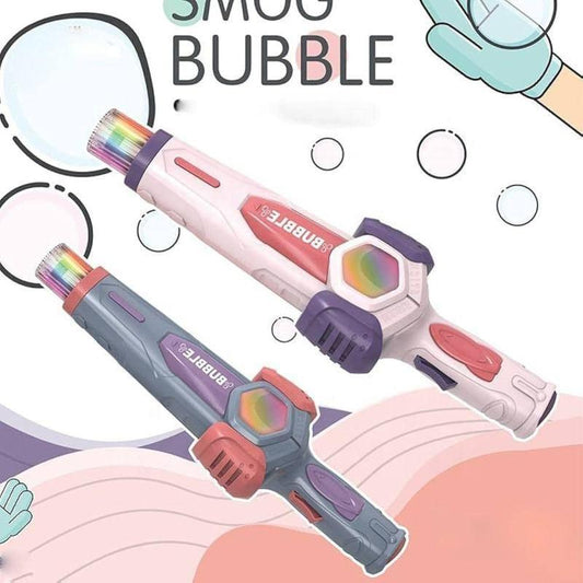 Elastic smog bubble machine with bubble water bubble wand girl heart Toy