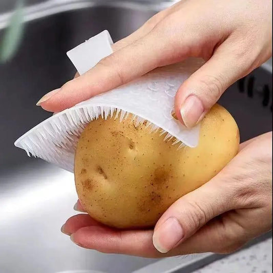 Multi-Functional Fruit and Vegetable Cleaning Brush(pack of 4 pieces)