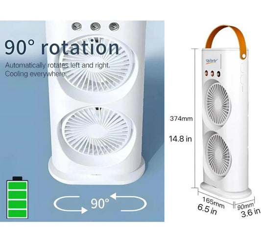 Double Spray Nano Mist Fan