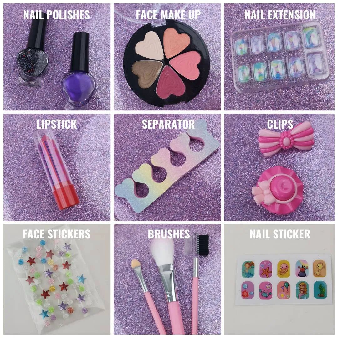 2 in 1 Realistic Beauty Makeup Bag for Kids