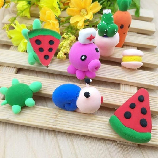Colorful Air Dry Clay Set 12 Non-Toxic Clays + Sculpting Tools for Kids Art Projects
