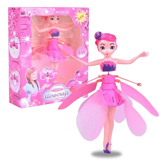 Rechargeable Flying Doll – Interactive Toy with Hovering Function