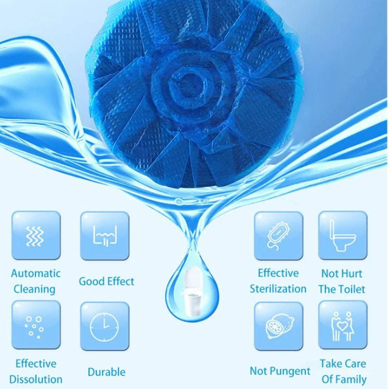Toilet Cleaning Flushing Tablets (Pack Of 10)
