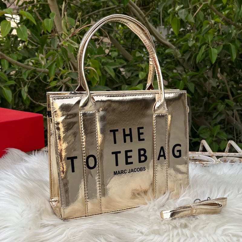 MARC JACOBS Designer Tote with Long Crossbody Strap