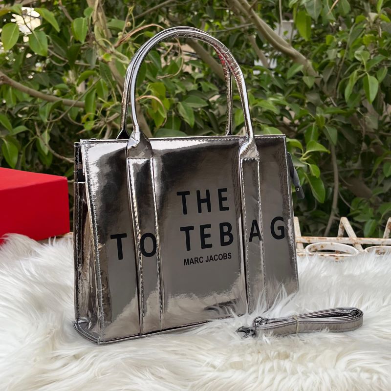 MARC JACOBS Designer Tote with Long Crossbody Strap