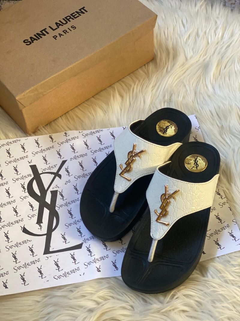 YSL Flip Flops With Box