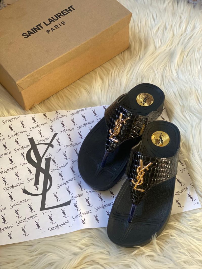 YSL Flip Flops With Box